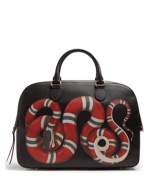 snakeskin gucci purse